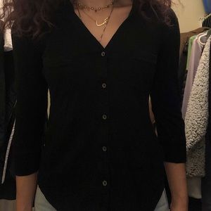 Collared Cotton Button Up